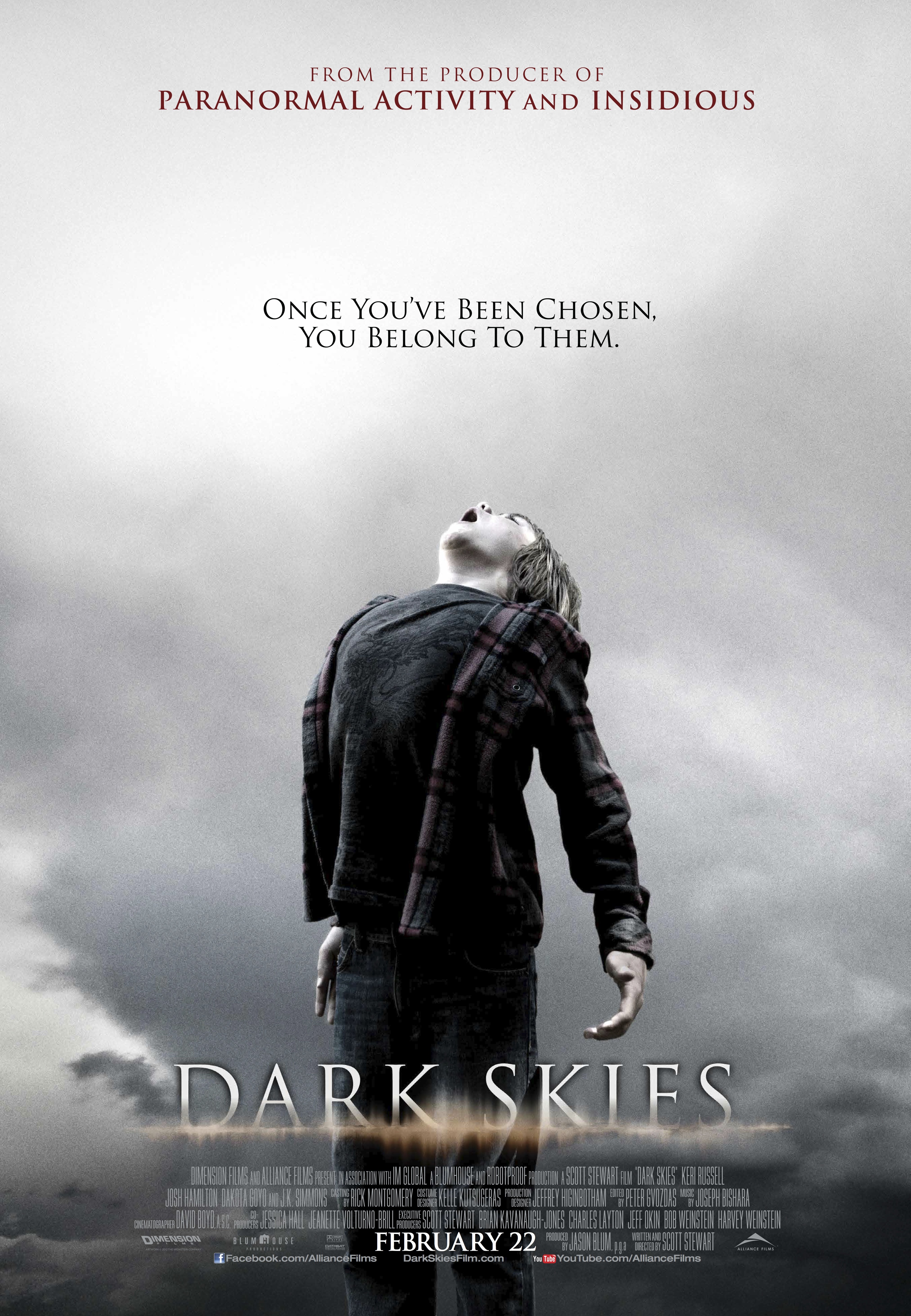 L'affiche du film Dark Skies [2013]