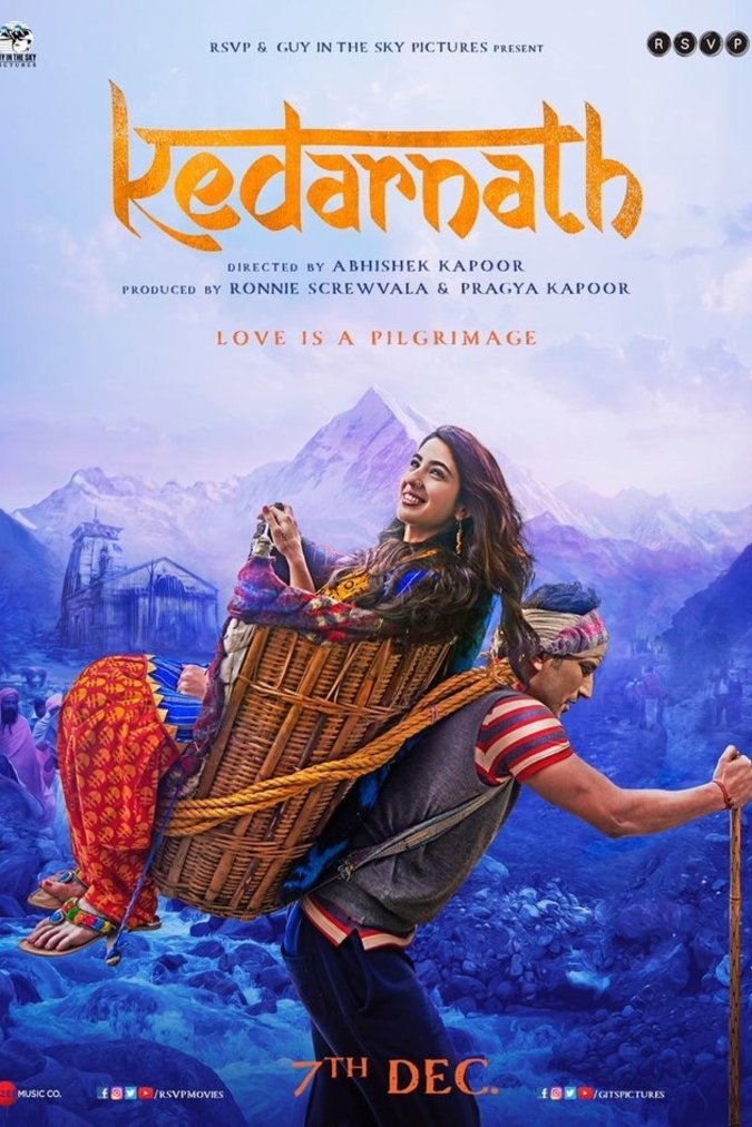 Hindi poster of the movie Kedarnath