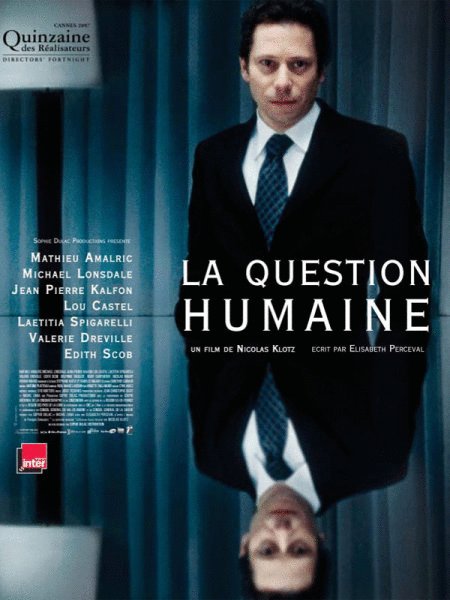 L'affiche du film La Question humaine
