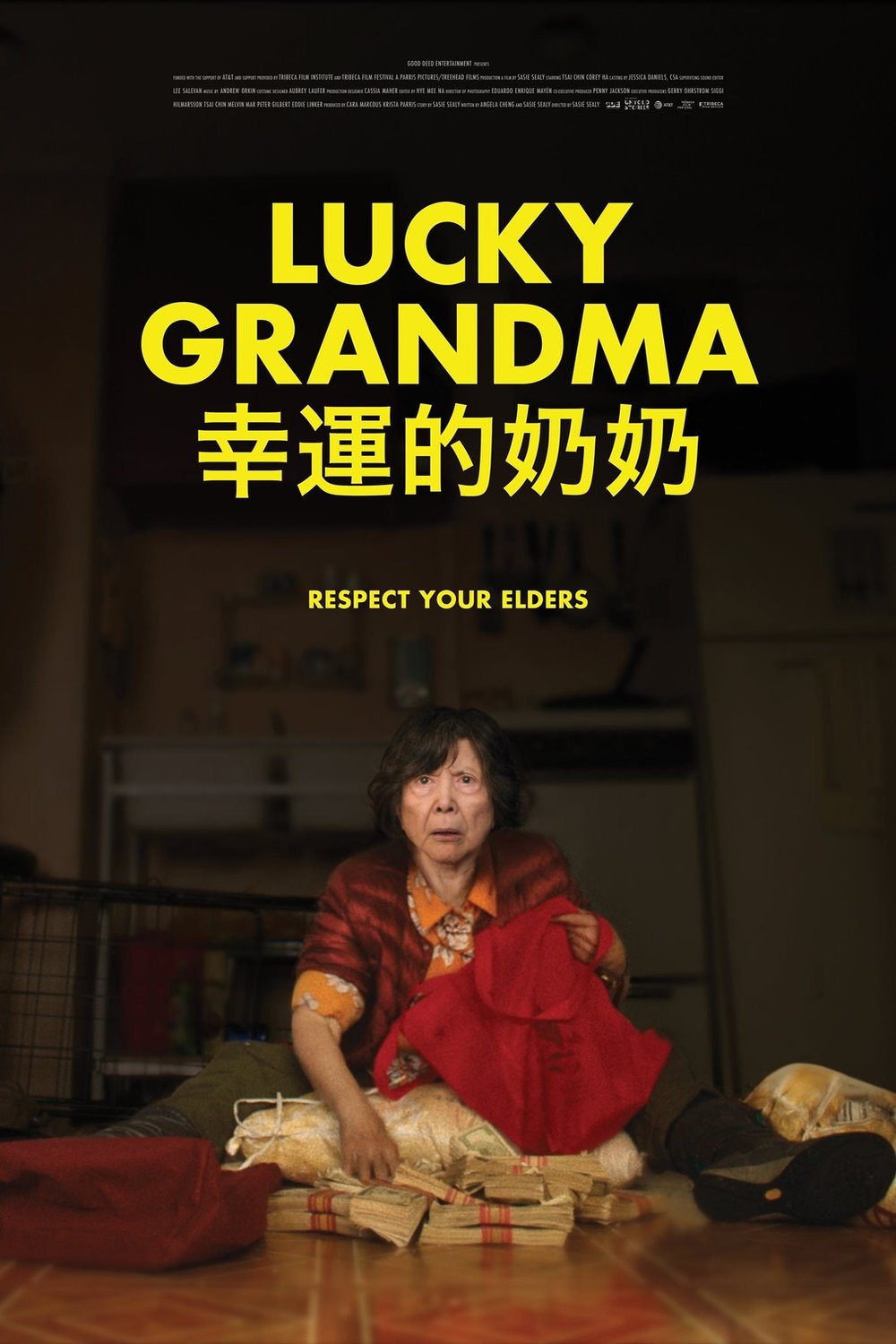 L'affiche originale du film Lucky Grandma en Cantonais