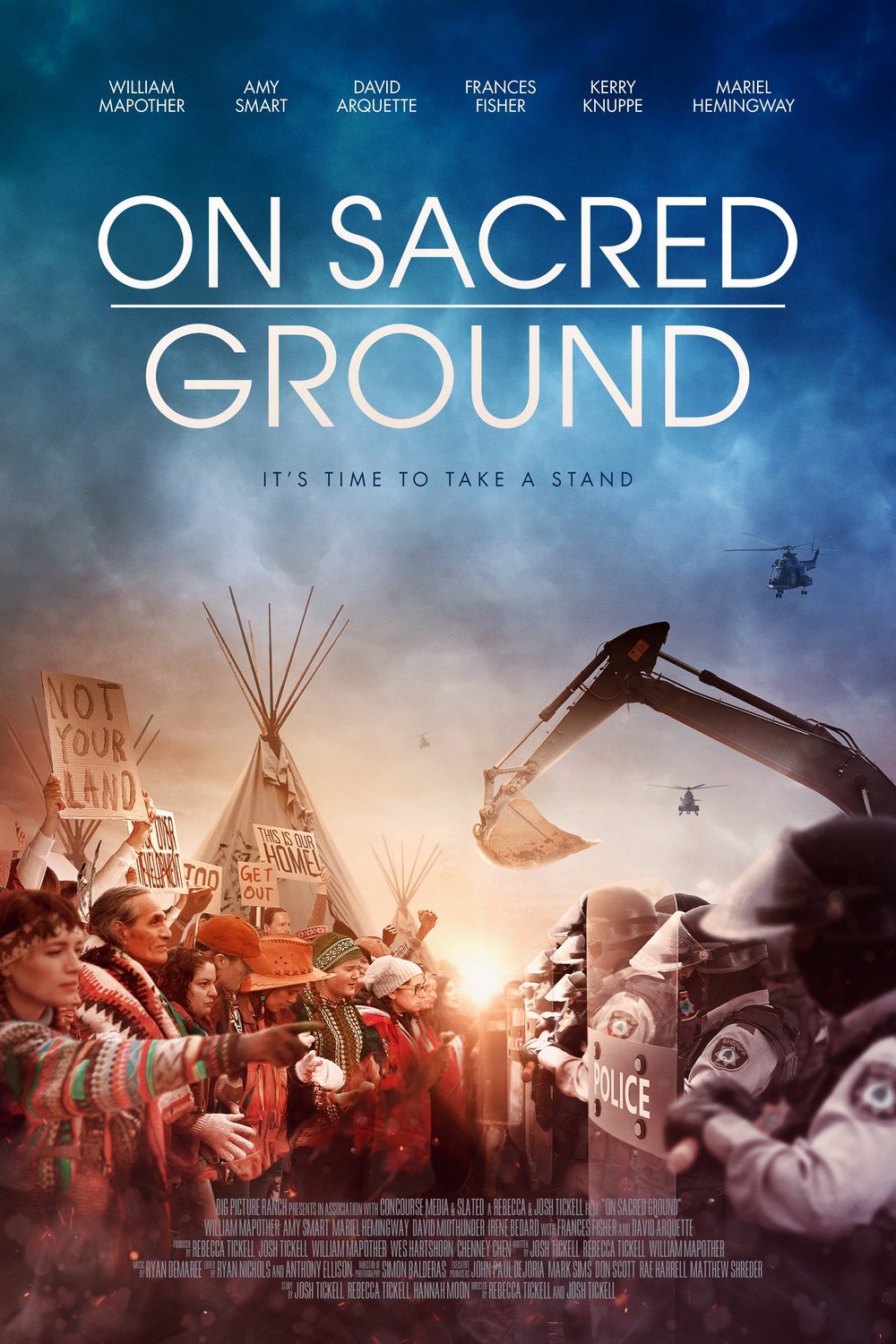 L'affiche du film On Sacred Ground