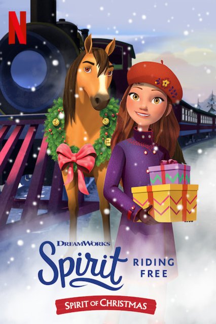 L'affiche du film Spirit Riding Free: Spirit of Christmas [2019]