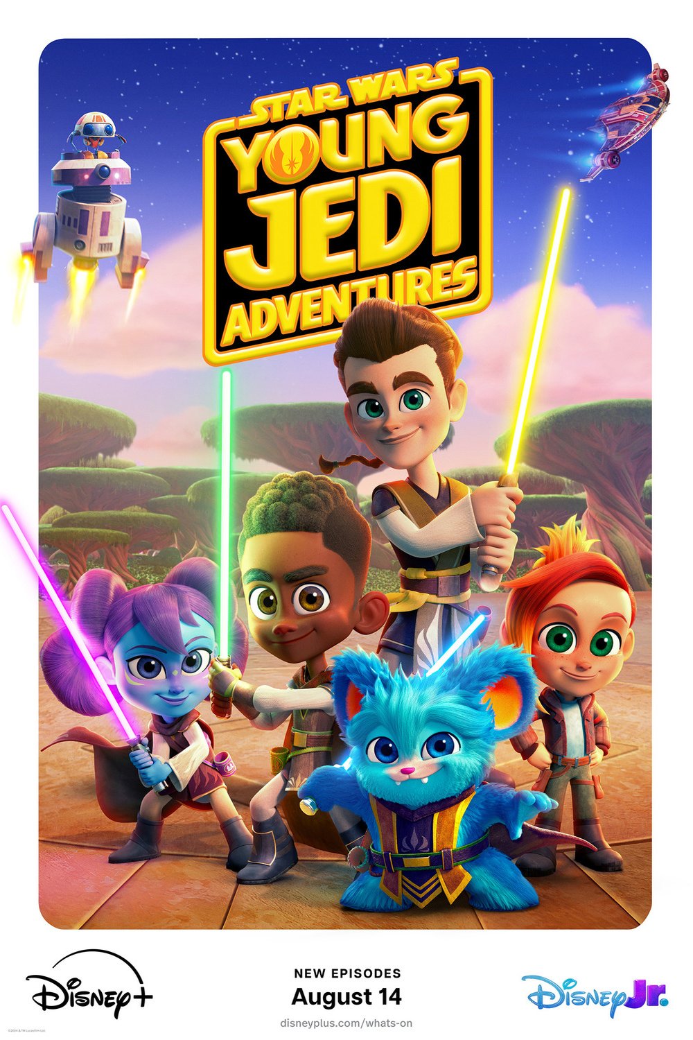 L'affiche du film Star Wars: Young Jedi Adventures [2023]