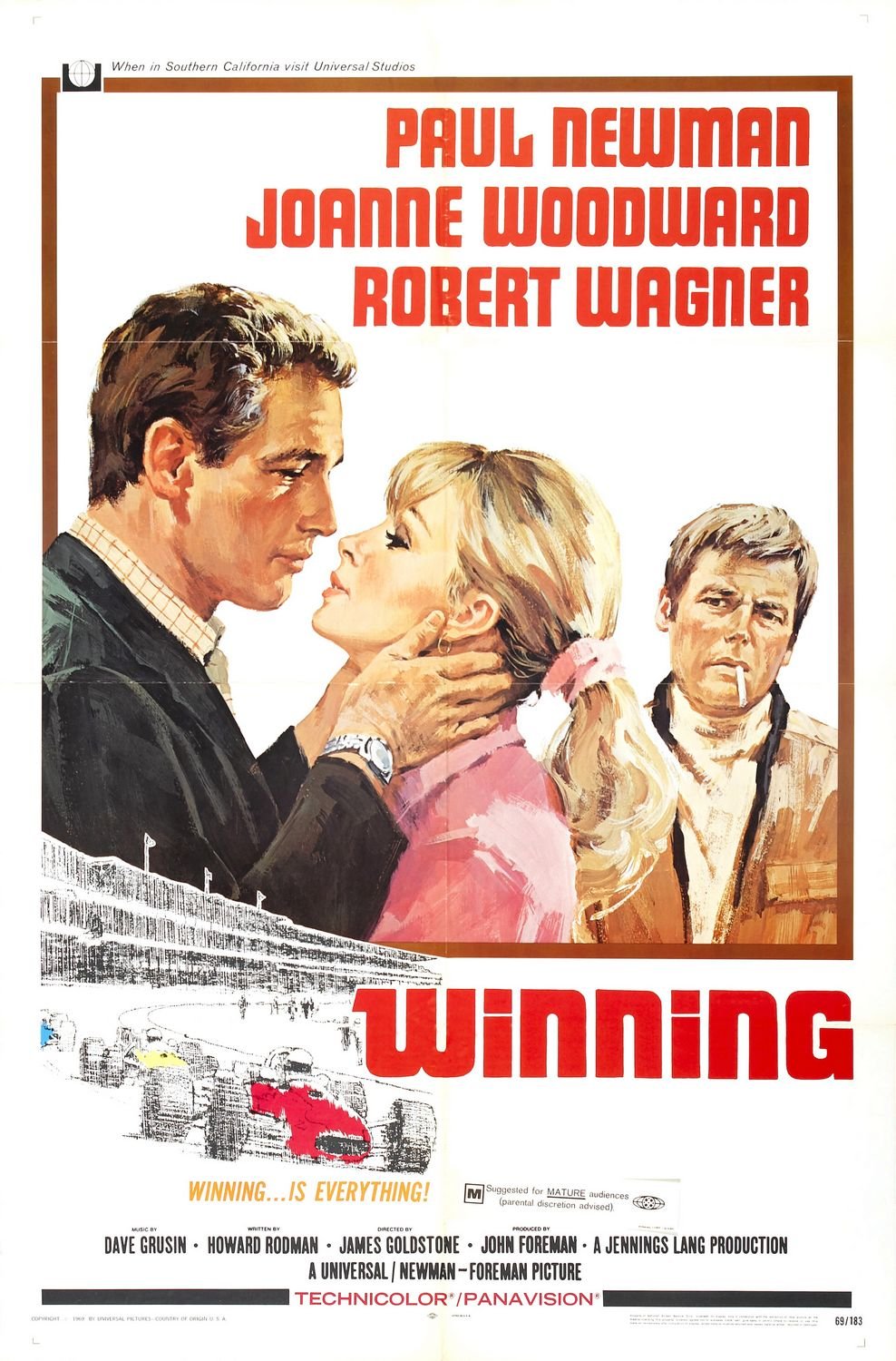 L'affiche du film Winning