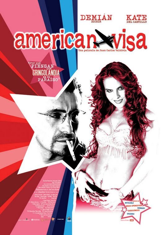 Spanish poster of the movie American Visa
