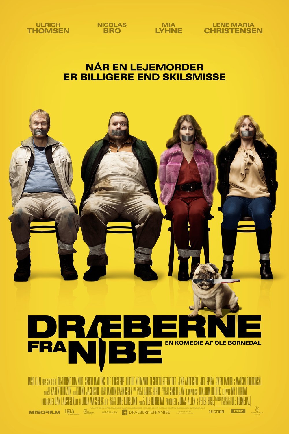 L'affiche originale du film Dræberne fra Nibe en danois
