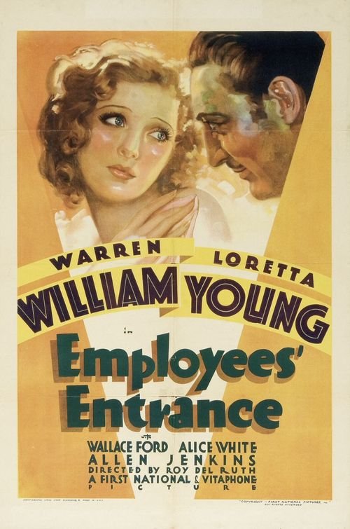 L'affiche du film Employees' Entrance