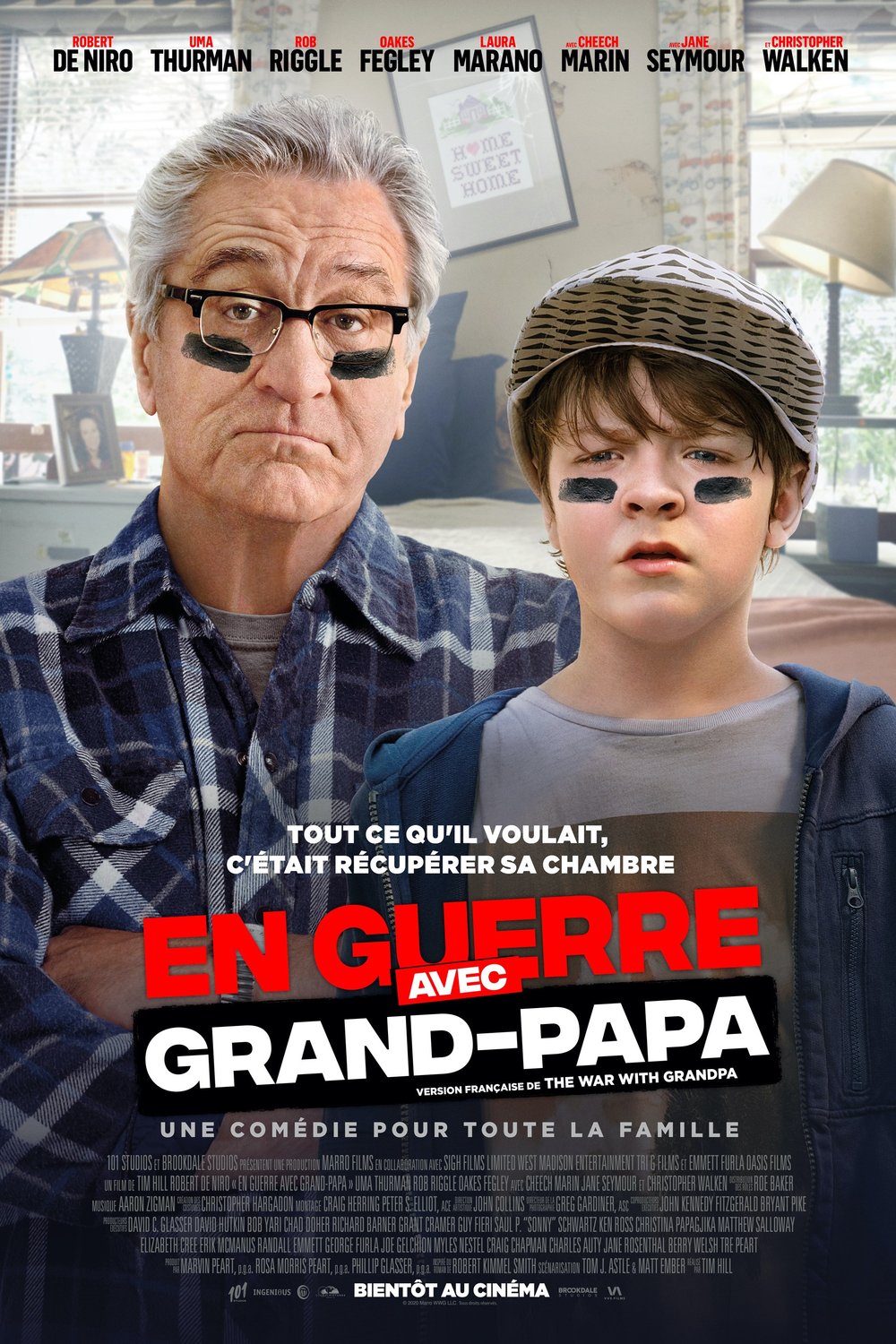 L'affiche du film En guerre avec grand-papa