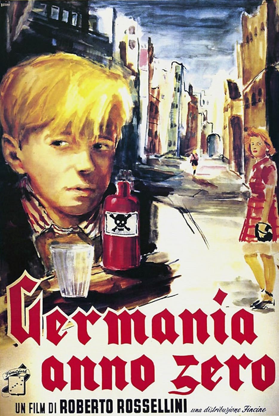 L'affiche du film Allemagne année zéro [1948]
