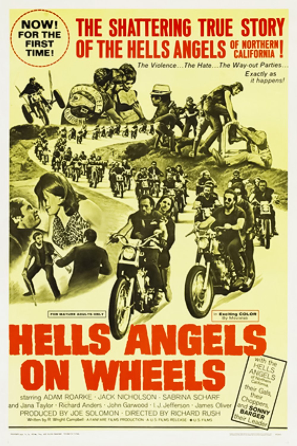 Poster of the movie Hells Angels on Wheels