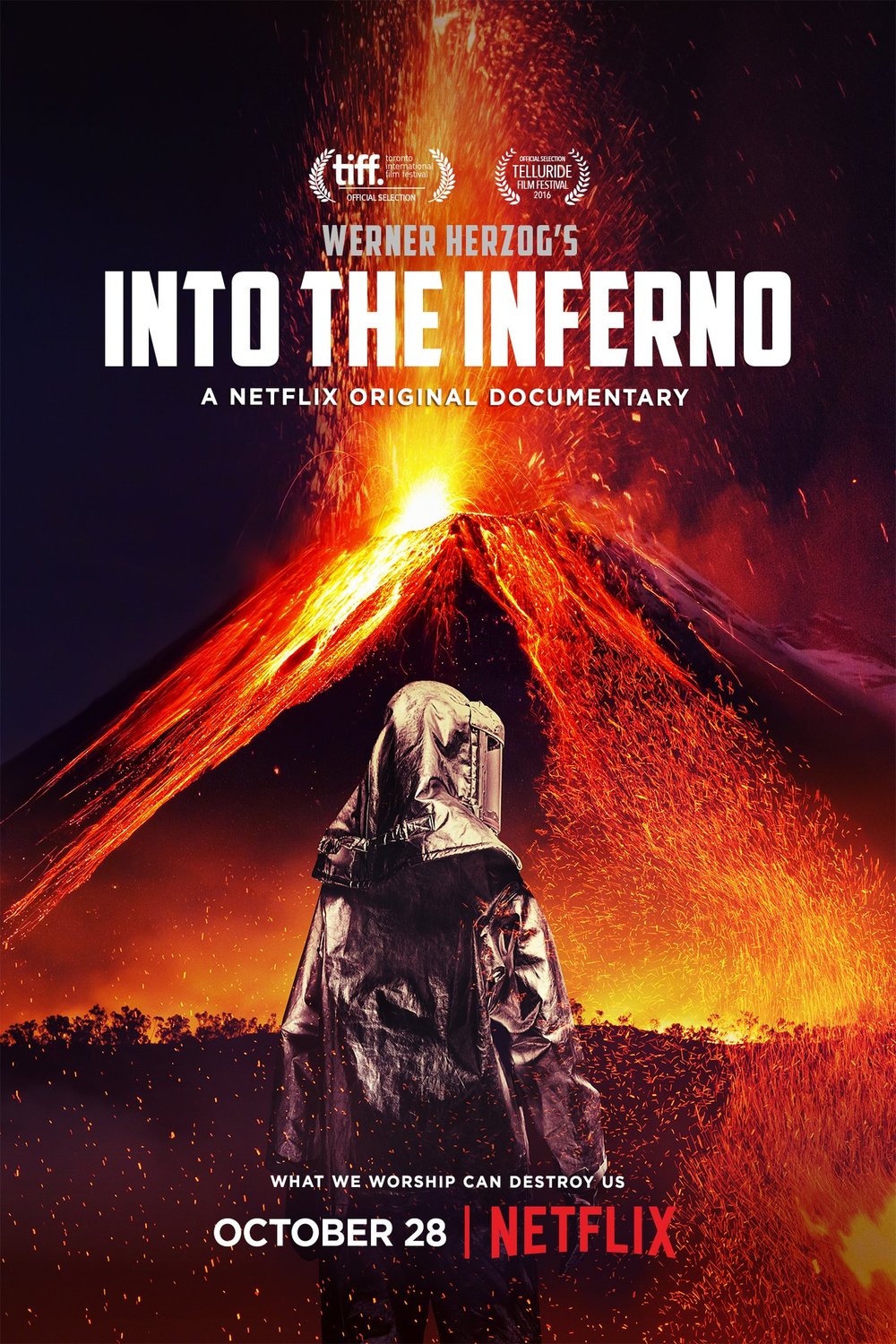 L'affiche du film Into the Inferno
