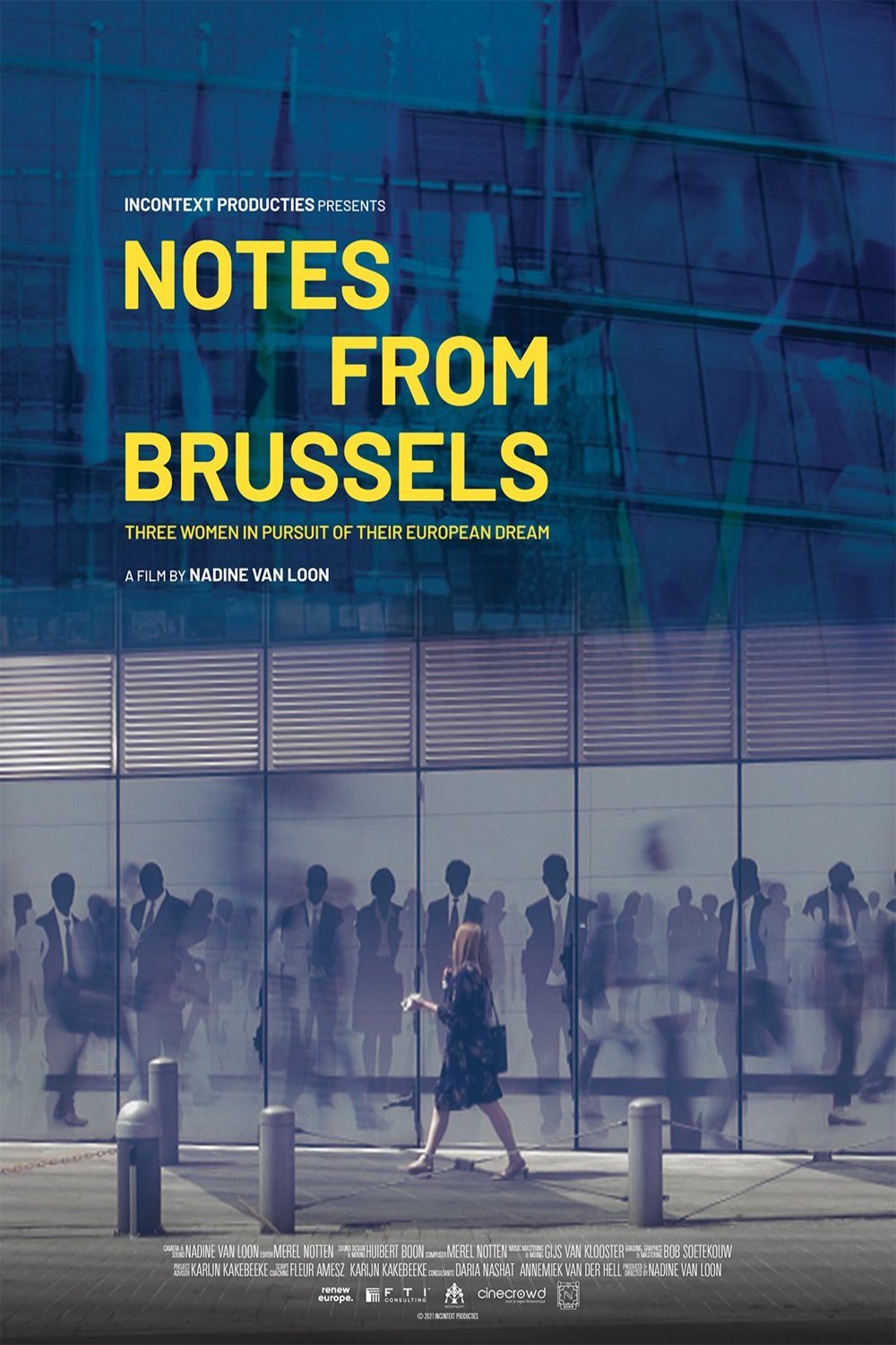L'affiche originale du film Notes from Brussels en allemand