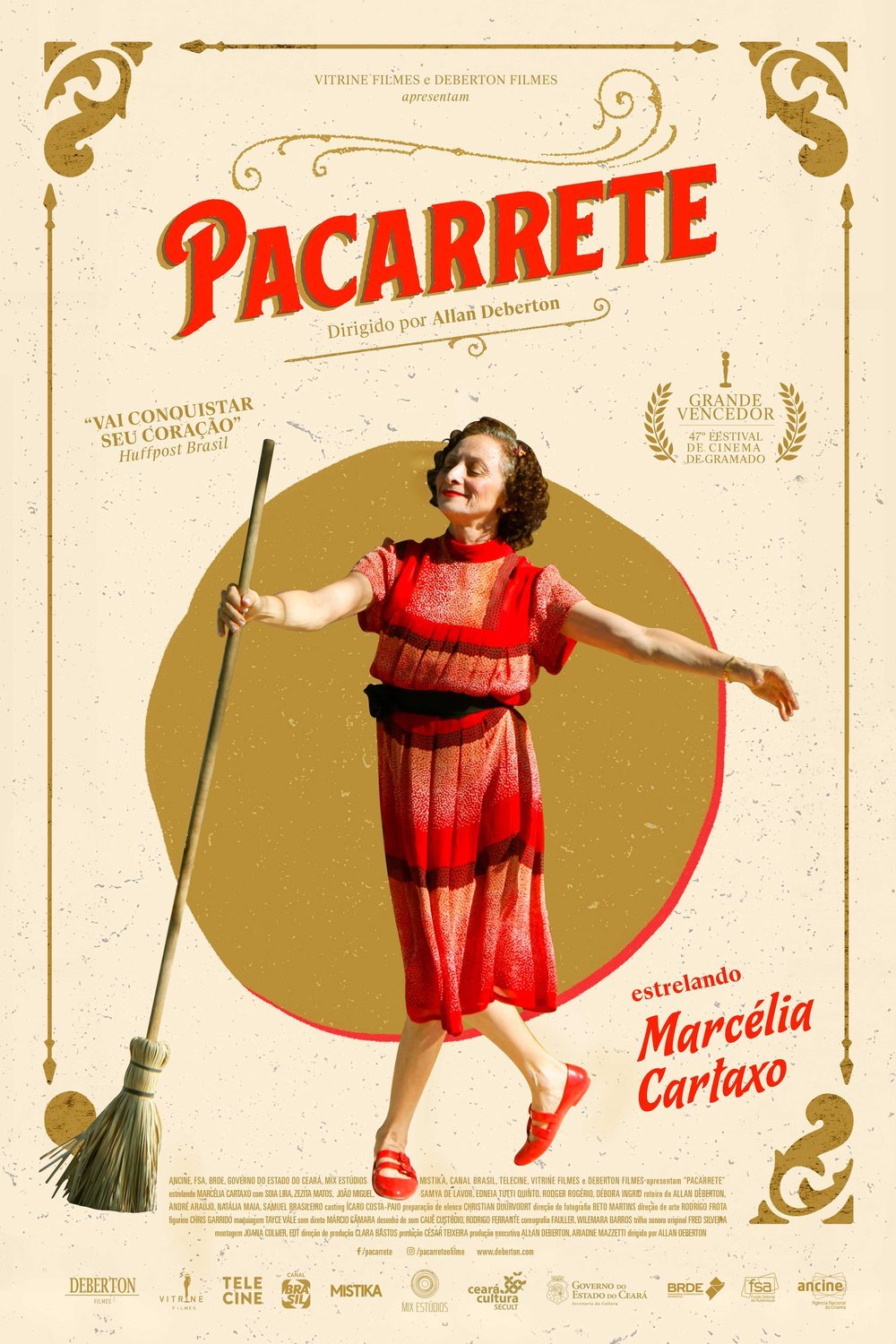L'affiche originale du film Pacarrete en portugais