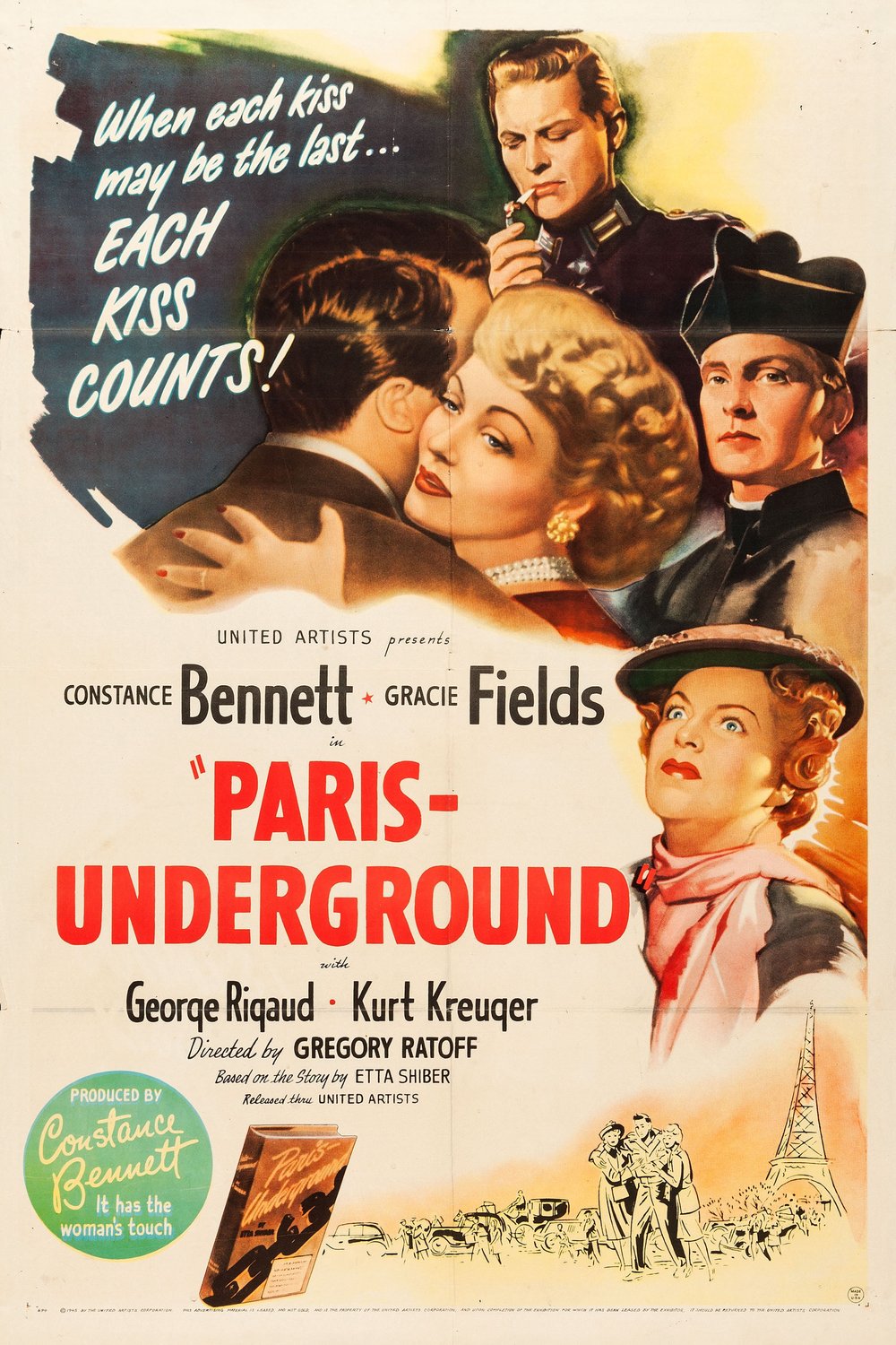 L'affiche du film Paris Underground
