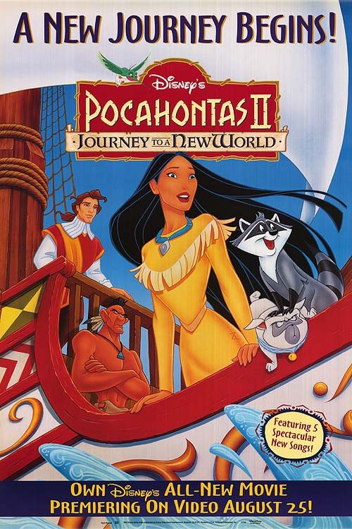 L'affiche du film Pocahontas II: Journey to a New World