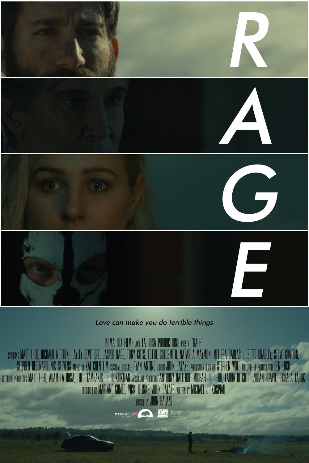 L'affiche du film Rage [2021]