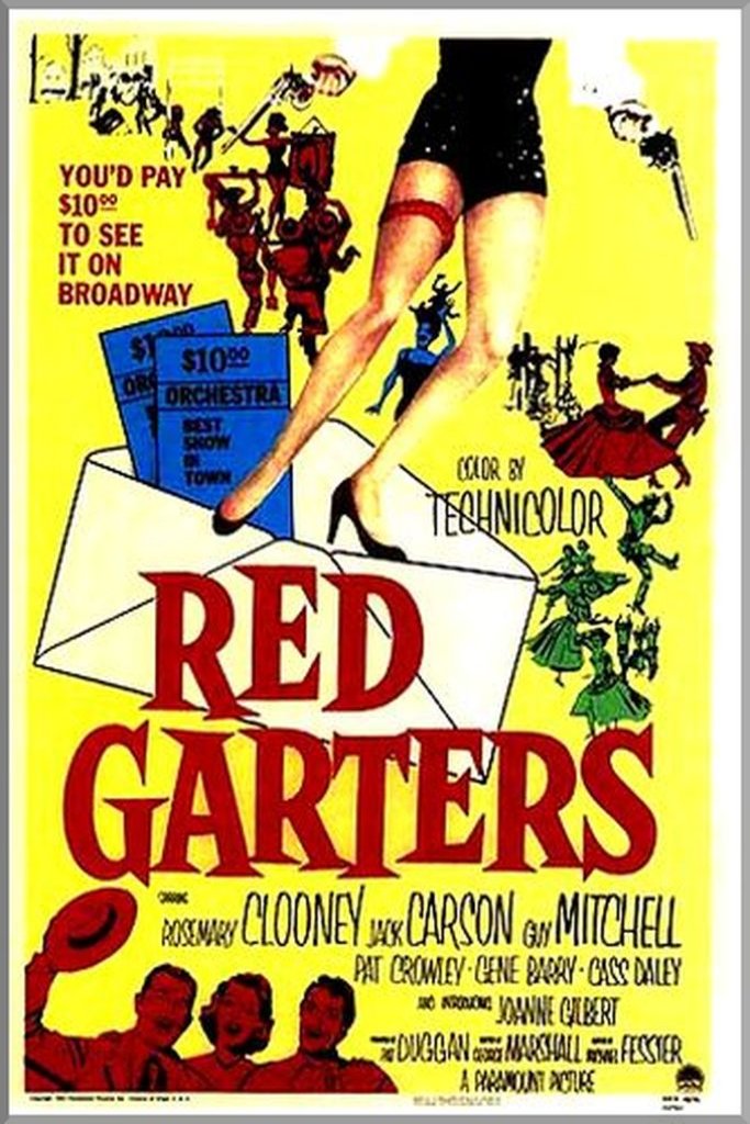 L'affiche du film Red Garters