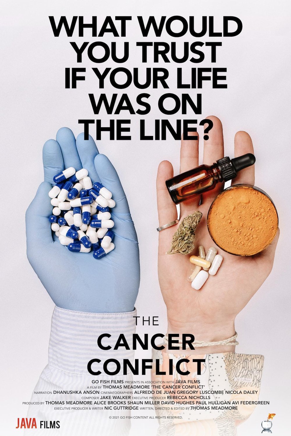 L'affiche du film The Cancer Conflict