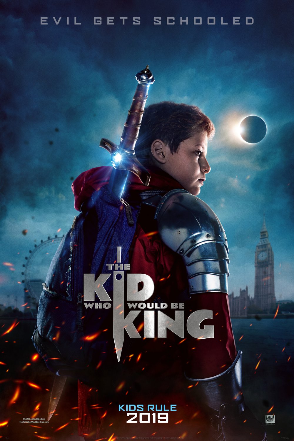 Poster of the movie The Kid Who Would Be King
