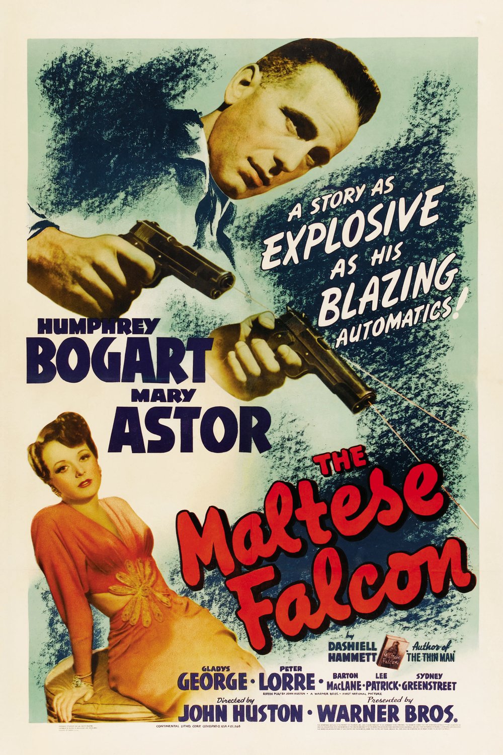 L'affiche du film Le Faucon Maltais