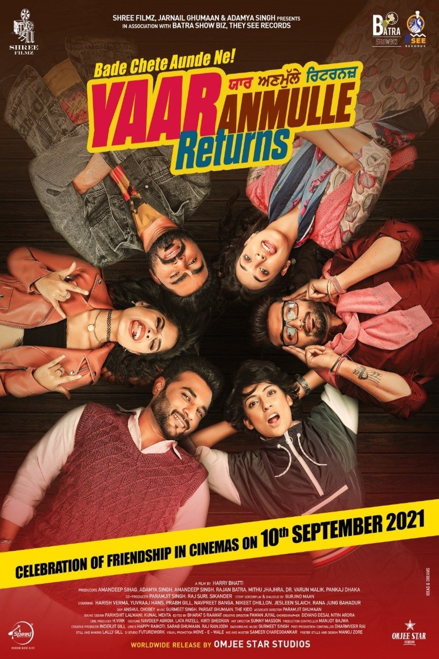 Punjabi poster of the movie Yaar Anmulle Returns