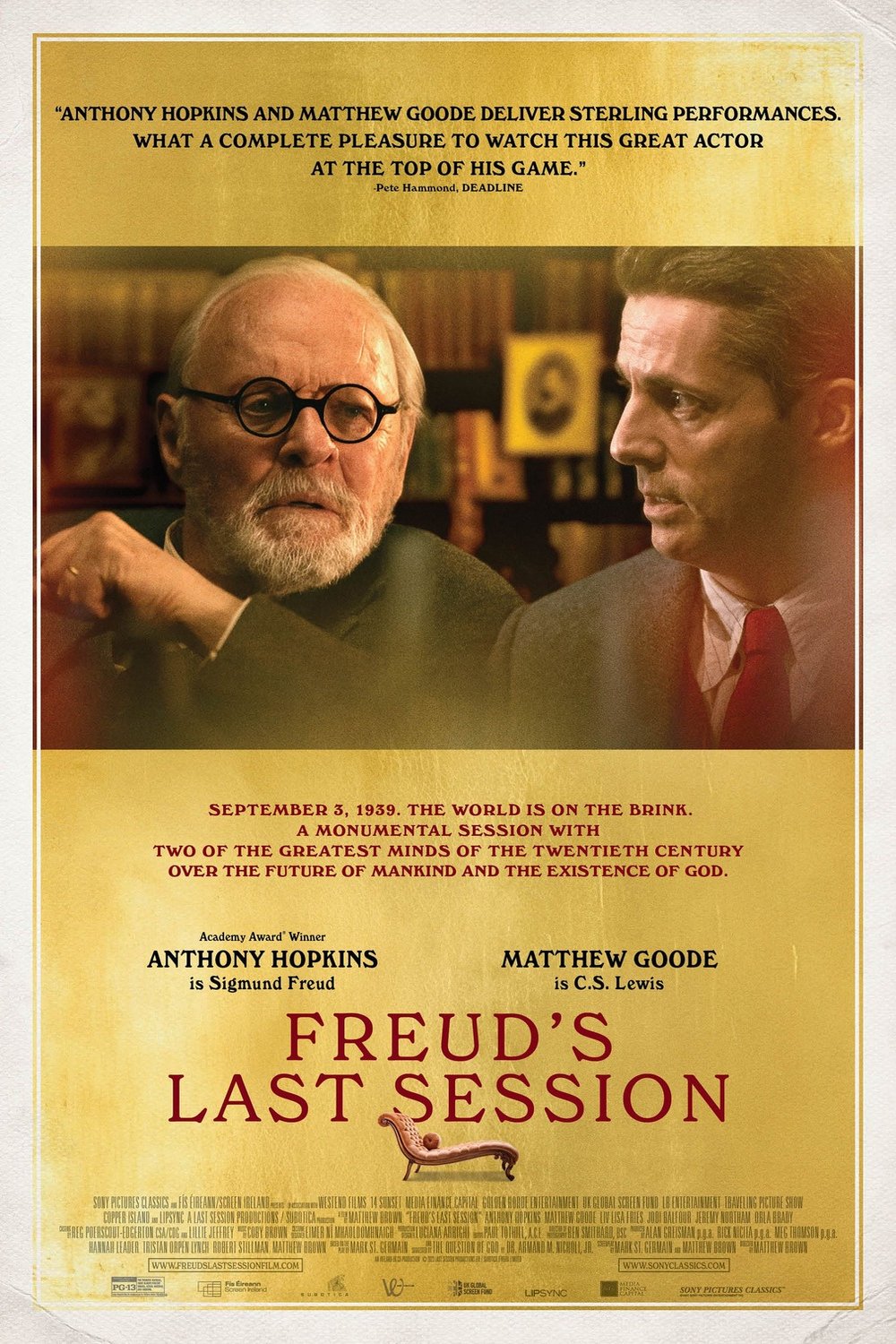 L'affiche du film Freud's Last Session