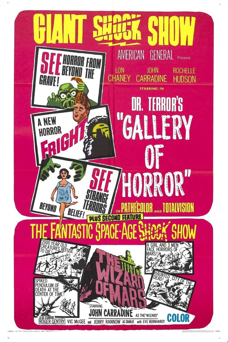 L'affiche du film Gallery of Horror