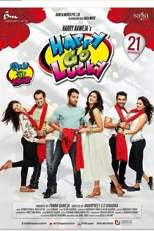L'affiche originale du film Happy Go Lucky en Penjabi