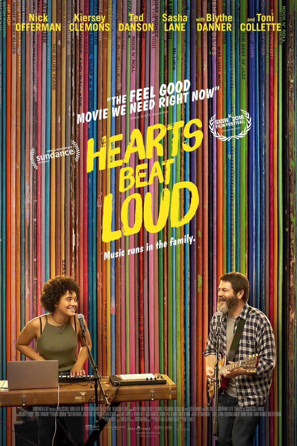 L'affiche du film Hearts Beat Loud
