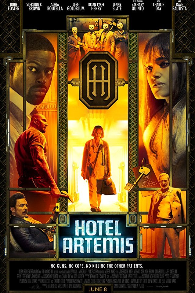 L'affiche du film Hotel Artemis