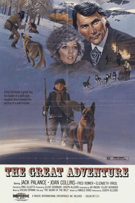 Italian poster of the movie The Great Adventure