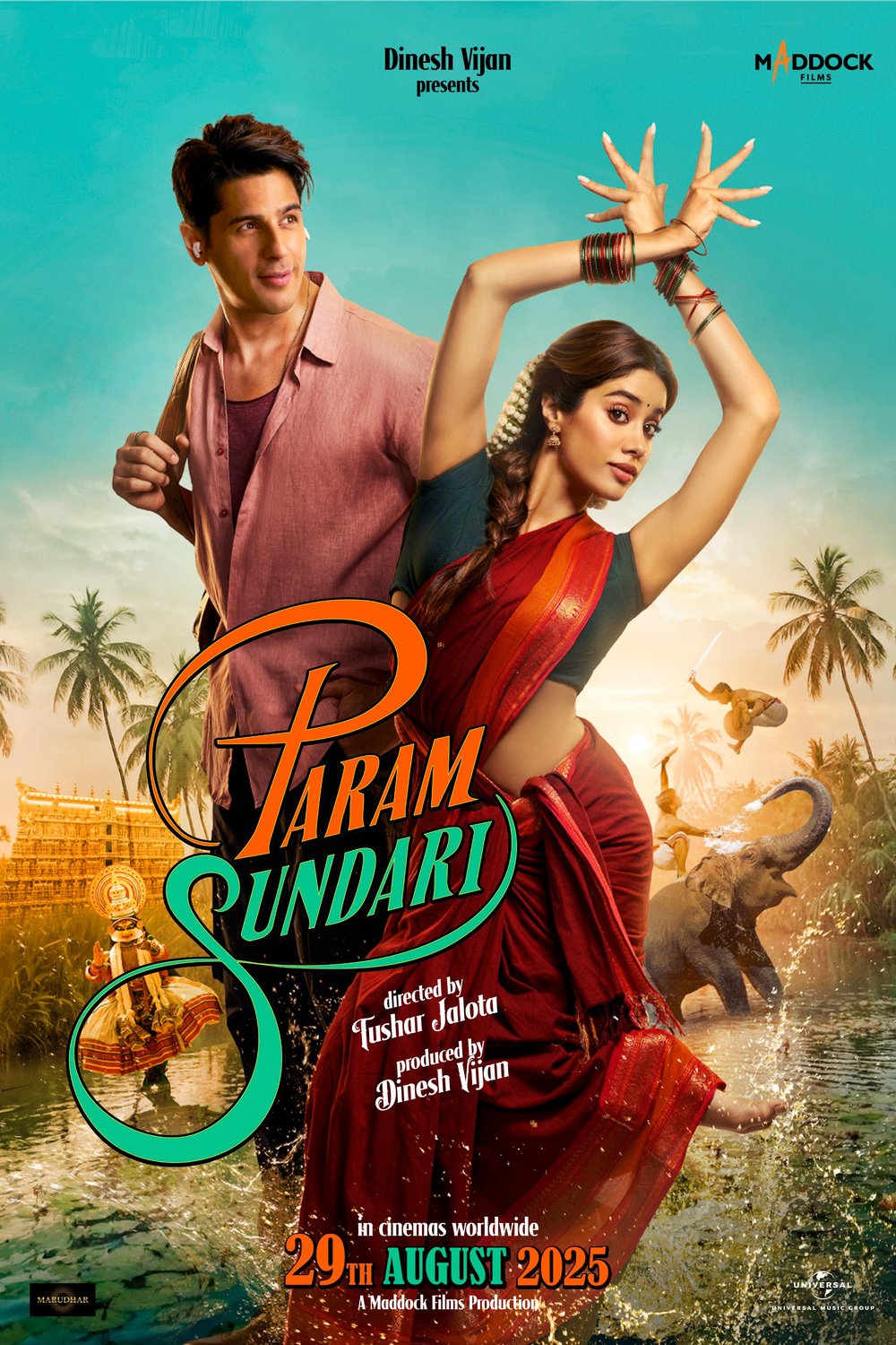 L'affiche du film Param Sundari [2025]
