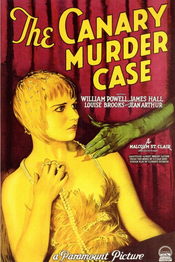 L'affiche du film The Canary Murder Case