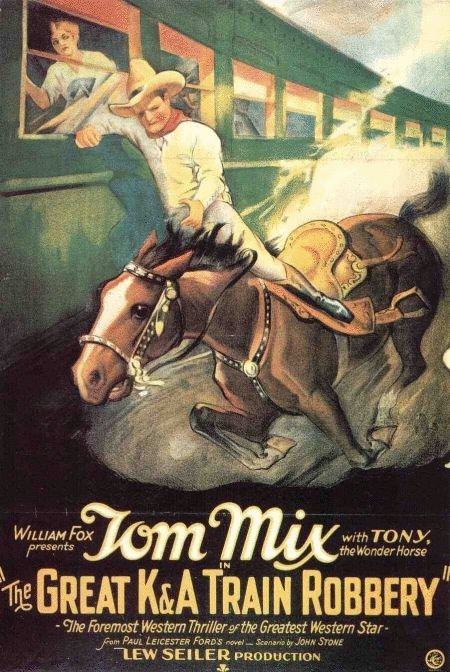 L'affiche du film The Great K & A Train Robbery