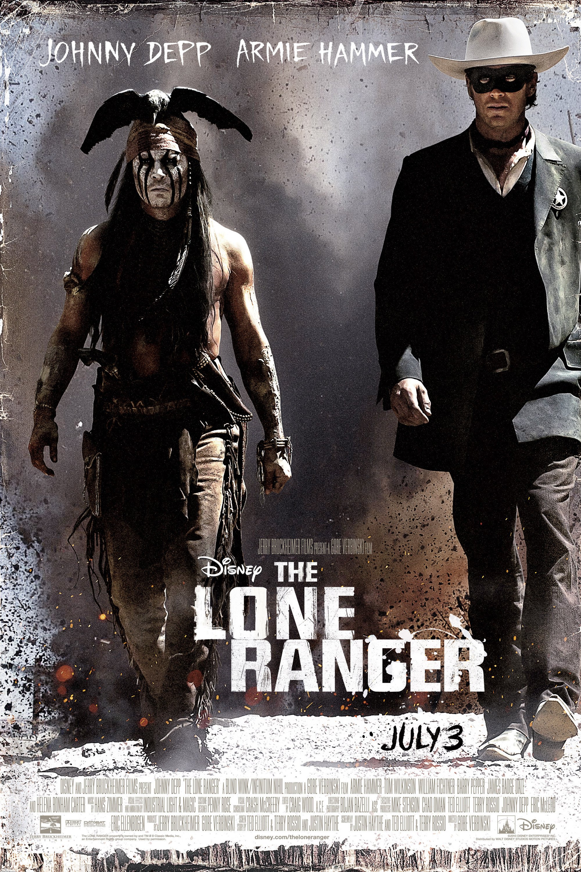L'affiche du film The Lone Ranger