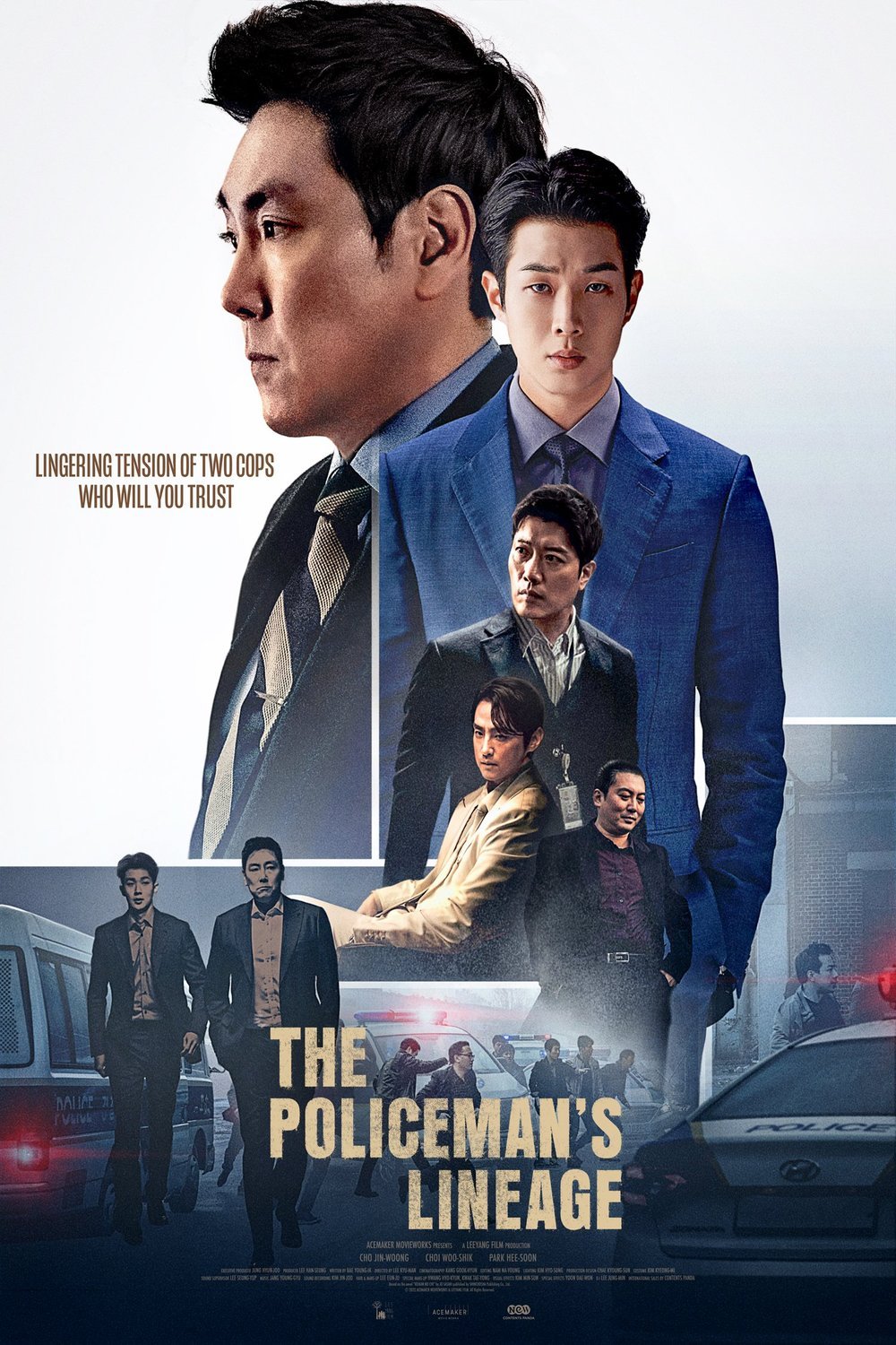 L'affiche originale du film The Policeman's Lineage en coréen