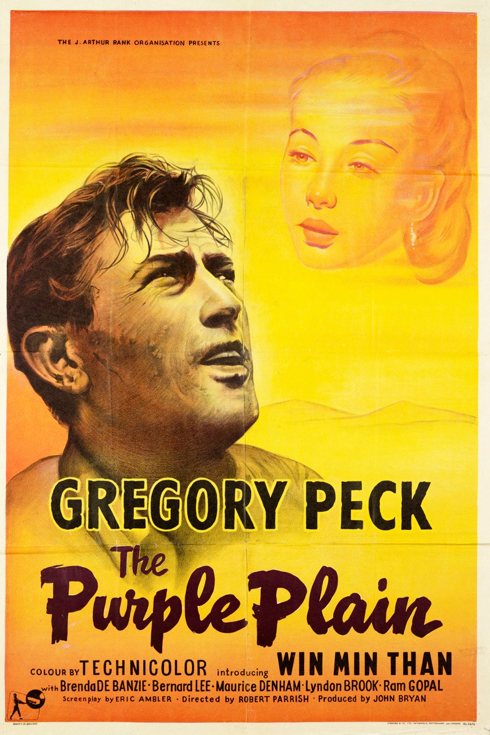 L'affiche du film The Purple Plain