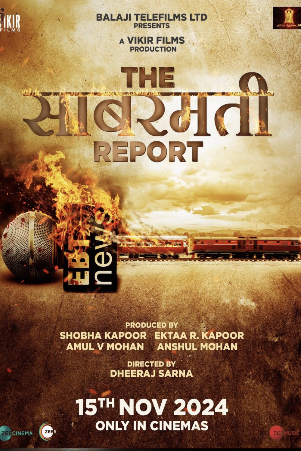 L'affiche du film The Sabarmati Report