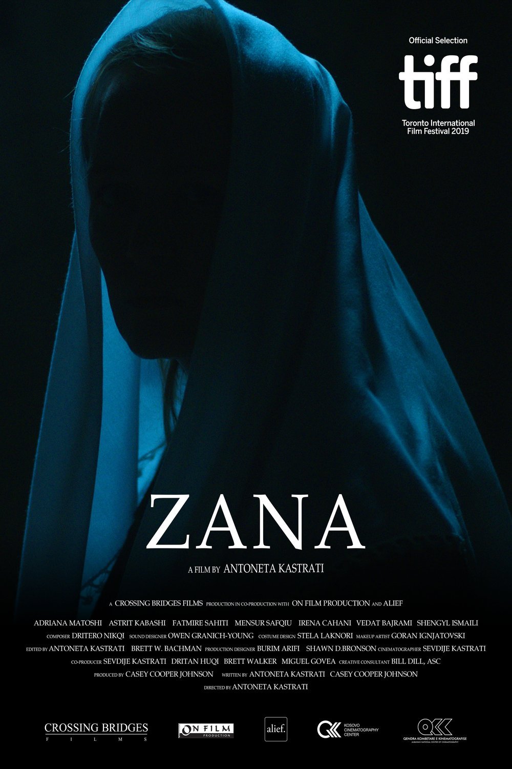 L'affiche originale du film Zana en Albanais