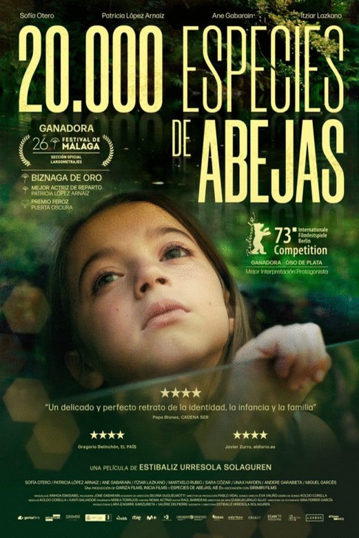 L'affiche originale du film 20.000 especies de abejas en espagnol