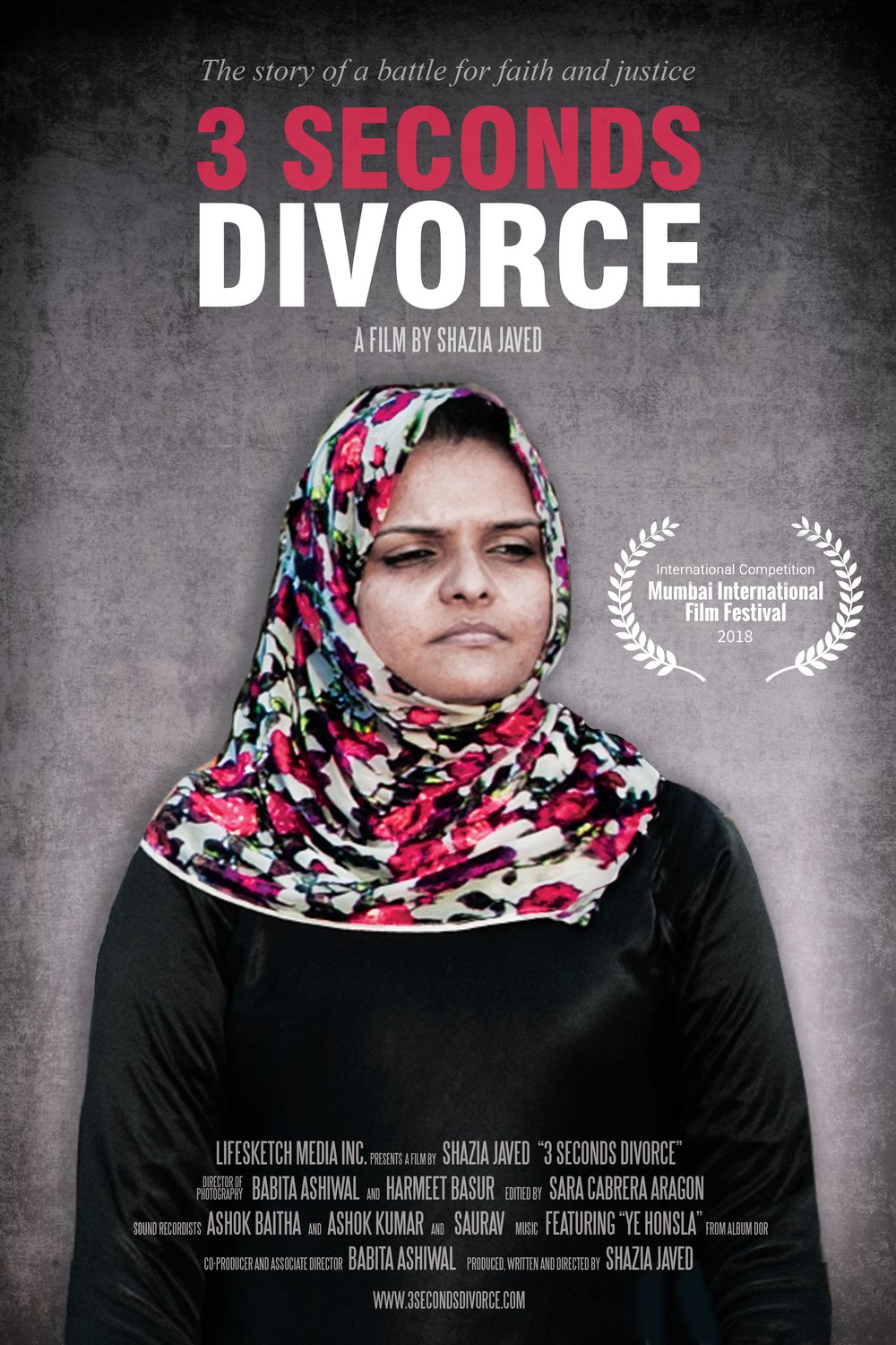 L'affiche originale du film 3 Seconds Divorce en Hindi