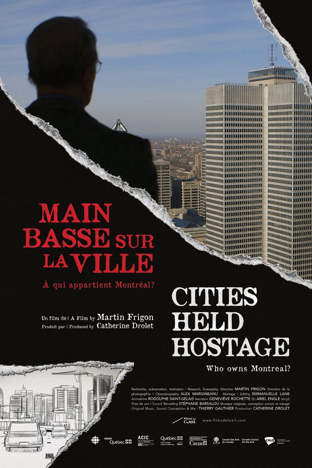L'affiche du film Cities Held Hostage: Main Basse Sur La Ville