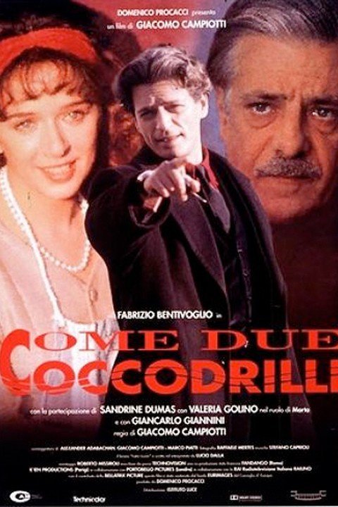 L'affiche originale du film Come due coccodrilli en italien