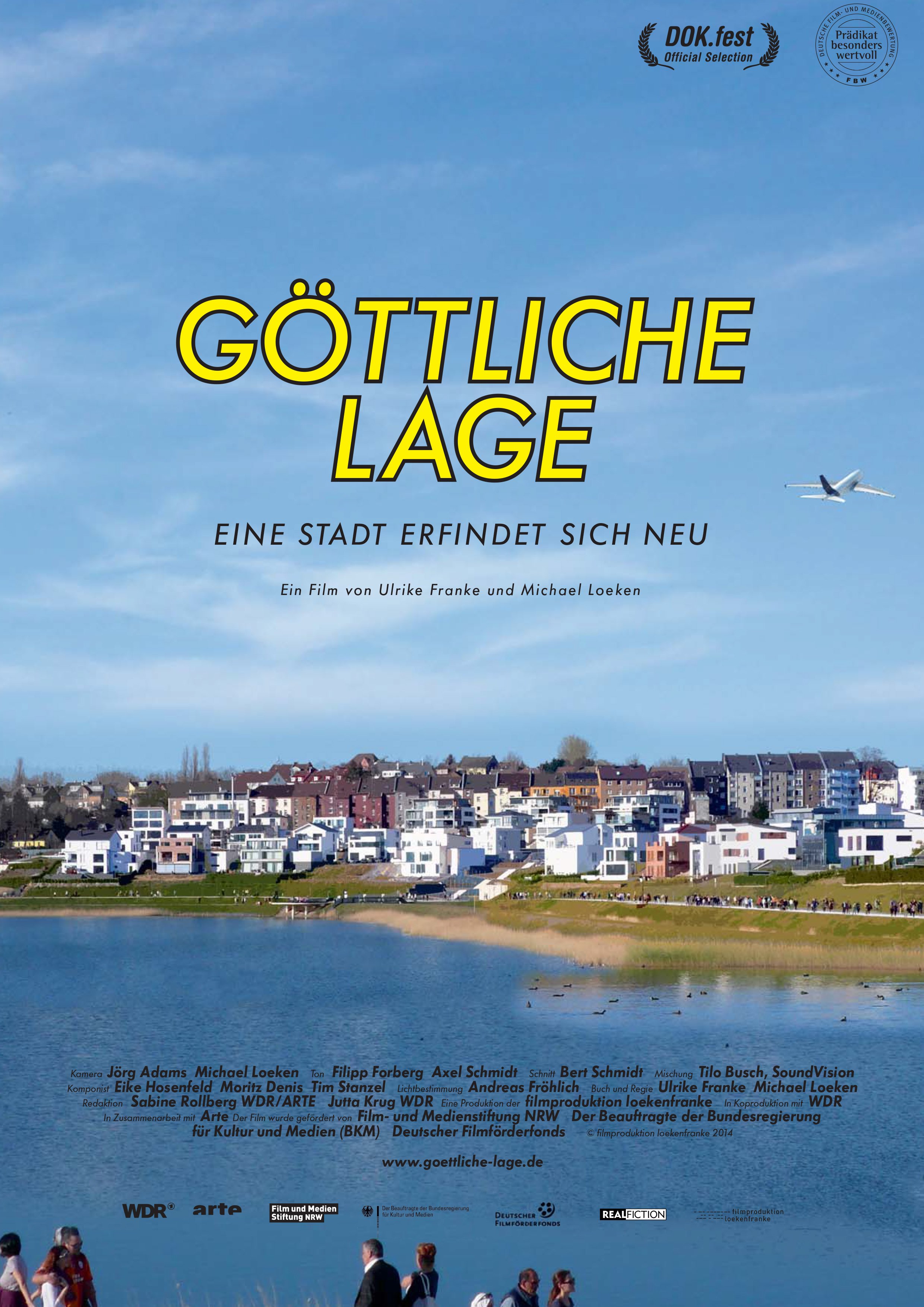 L'affiche originale du film Göttliche Lage - Eine Stadt erfindet sich neu en allemand