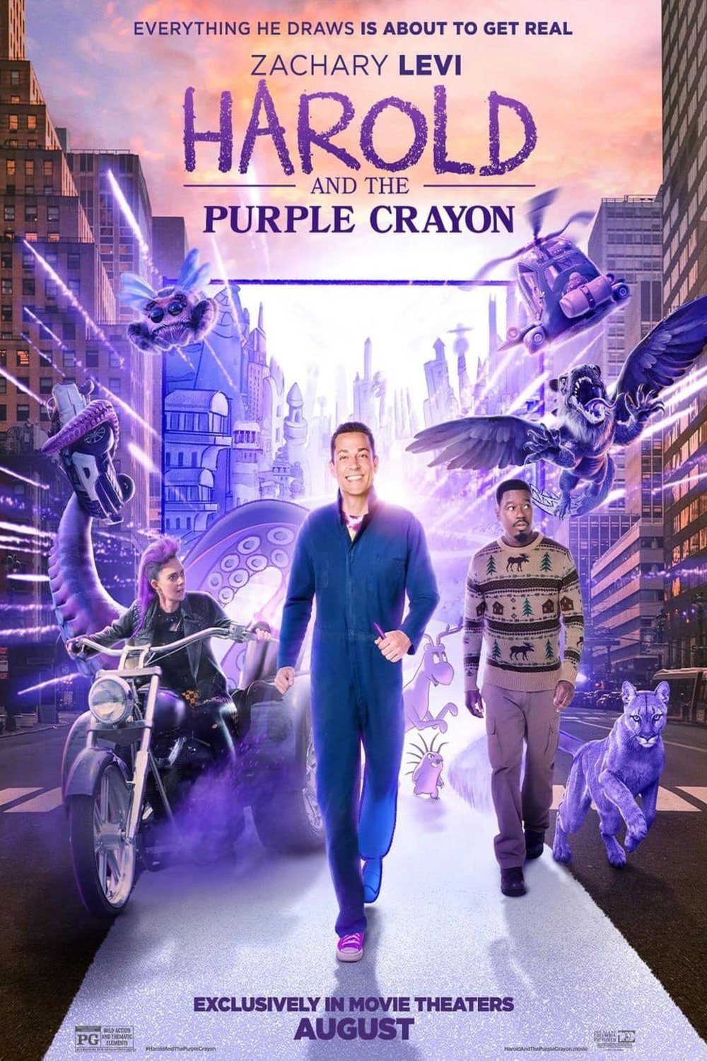 Poster of the movie Harold and the Purple Crayon [2024]