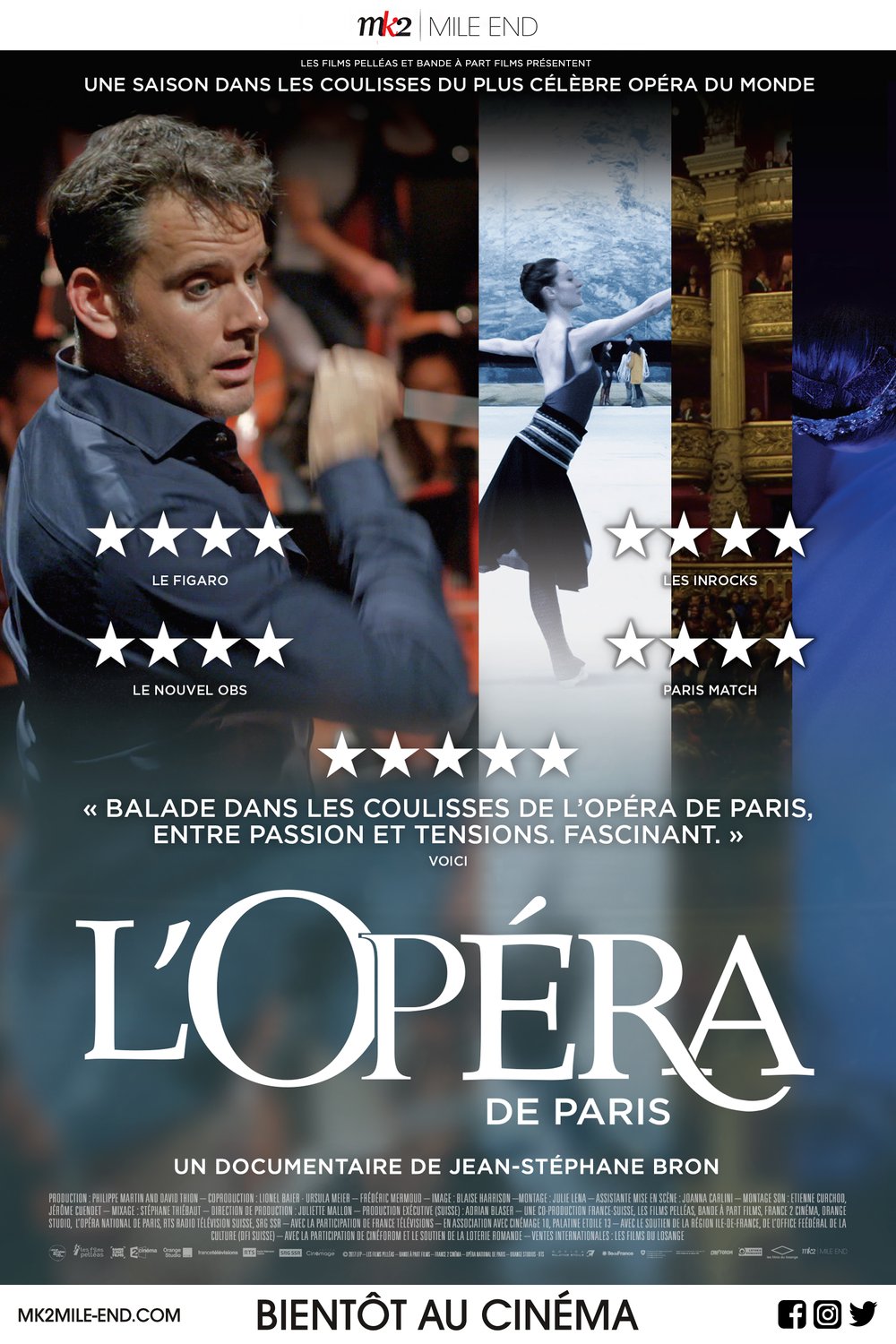 L'affiche du film L'Opéra de Paris