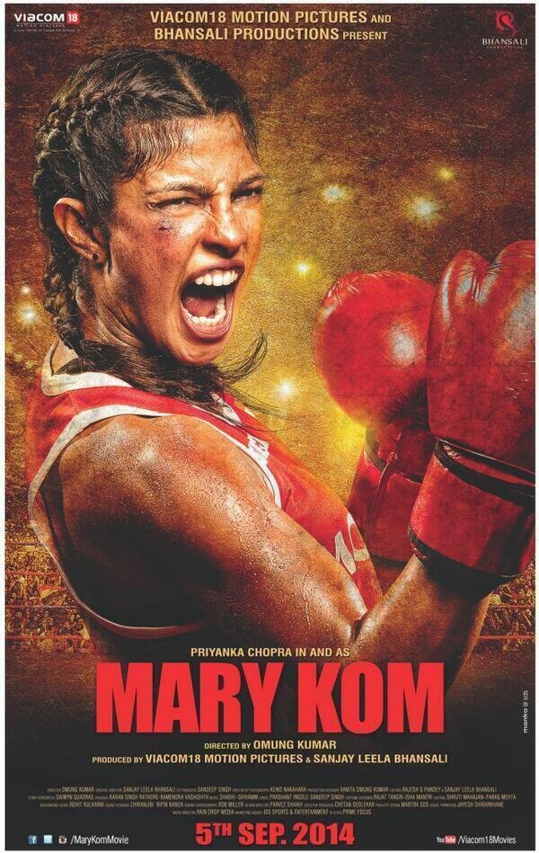 Hindi poster of the movie Mary Kom