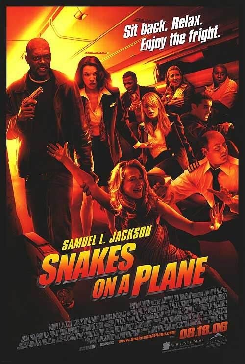 L'affiche du film Snakes on a Plane