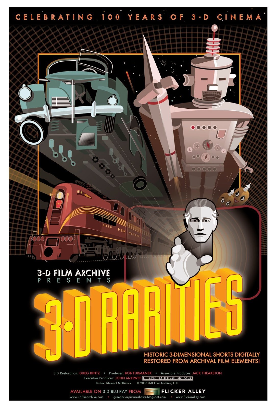 L'affiche du film 3-D Rarities