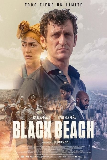 L'affiche originale du film Black Beach en espagnol